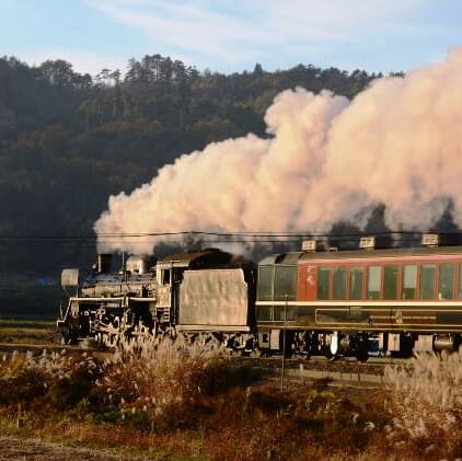 スタイリッシュな門鉄デフのC57形SL撮影と電気式気動車初乗りの旅