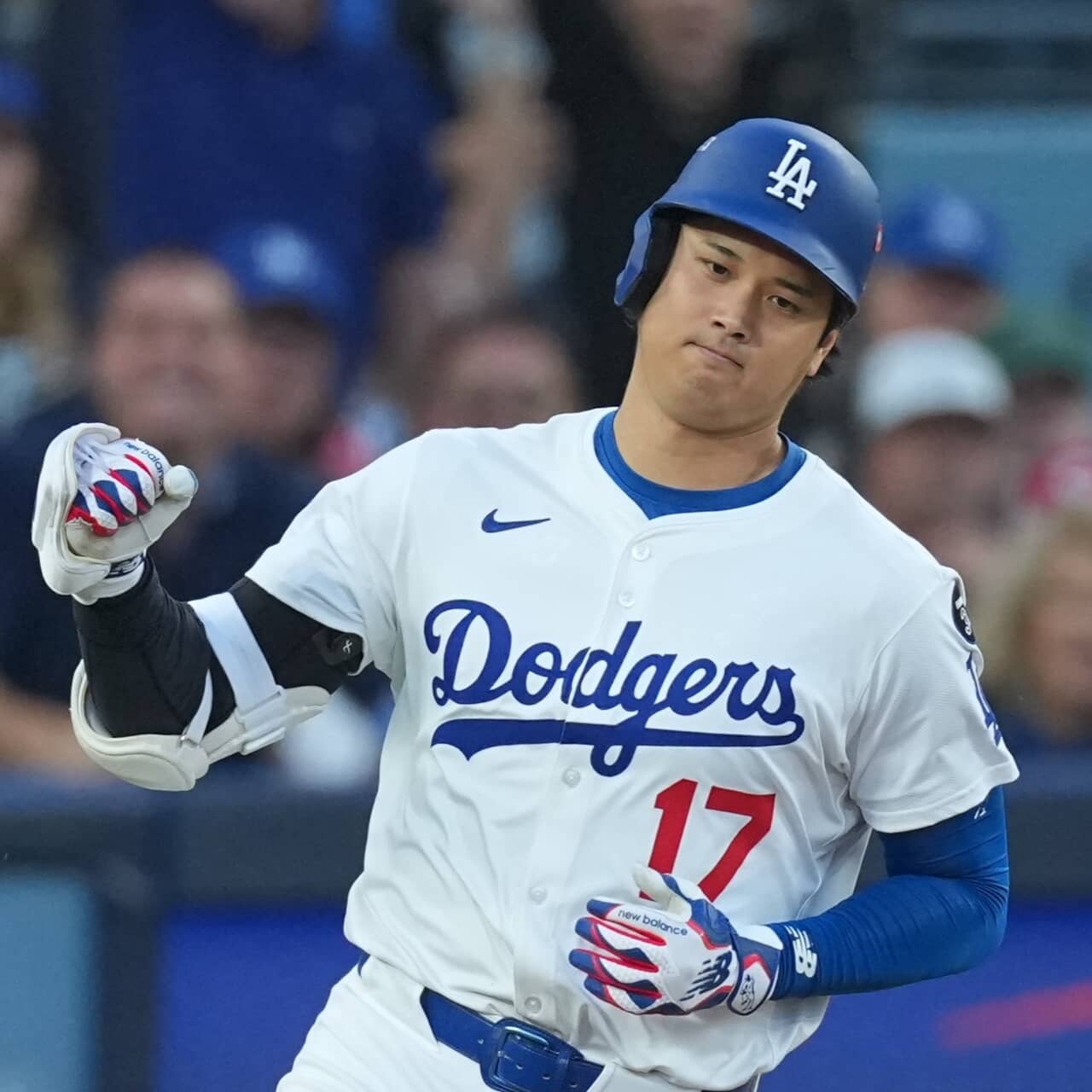 大谷翔平、先頭打者弾＆ＰＳ初の1試合2発で打線けん引！ドジャース、レッズに10-5快勝！
