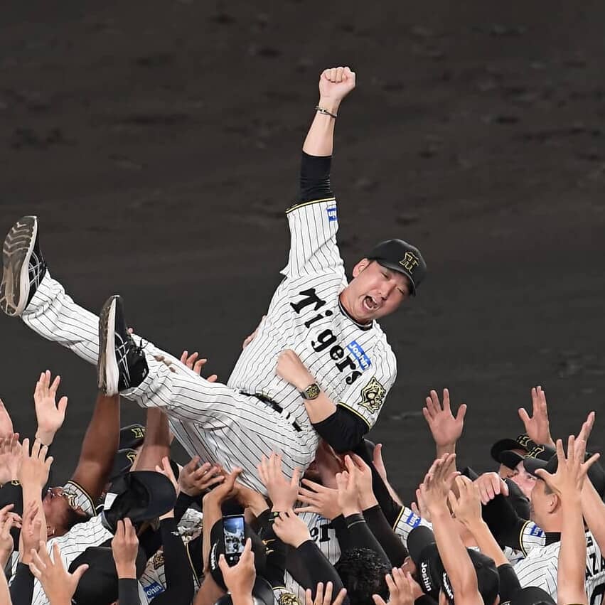 史上最速9.7 V！阪神が2年ぶり7度目のリーグ優勝。藤川監督も喜び絶頂