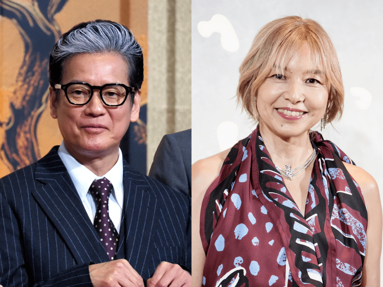 唐沢寿明（左）、山口智子