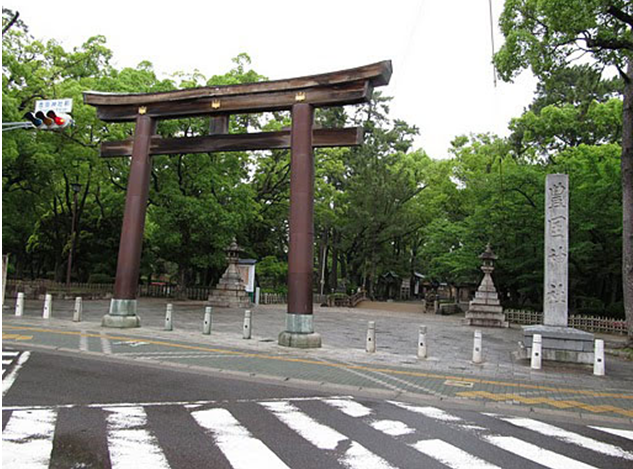 ざっくりここらへんで生まれたらしい 木下藤吉郎