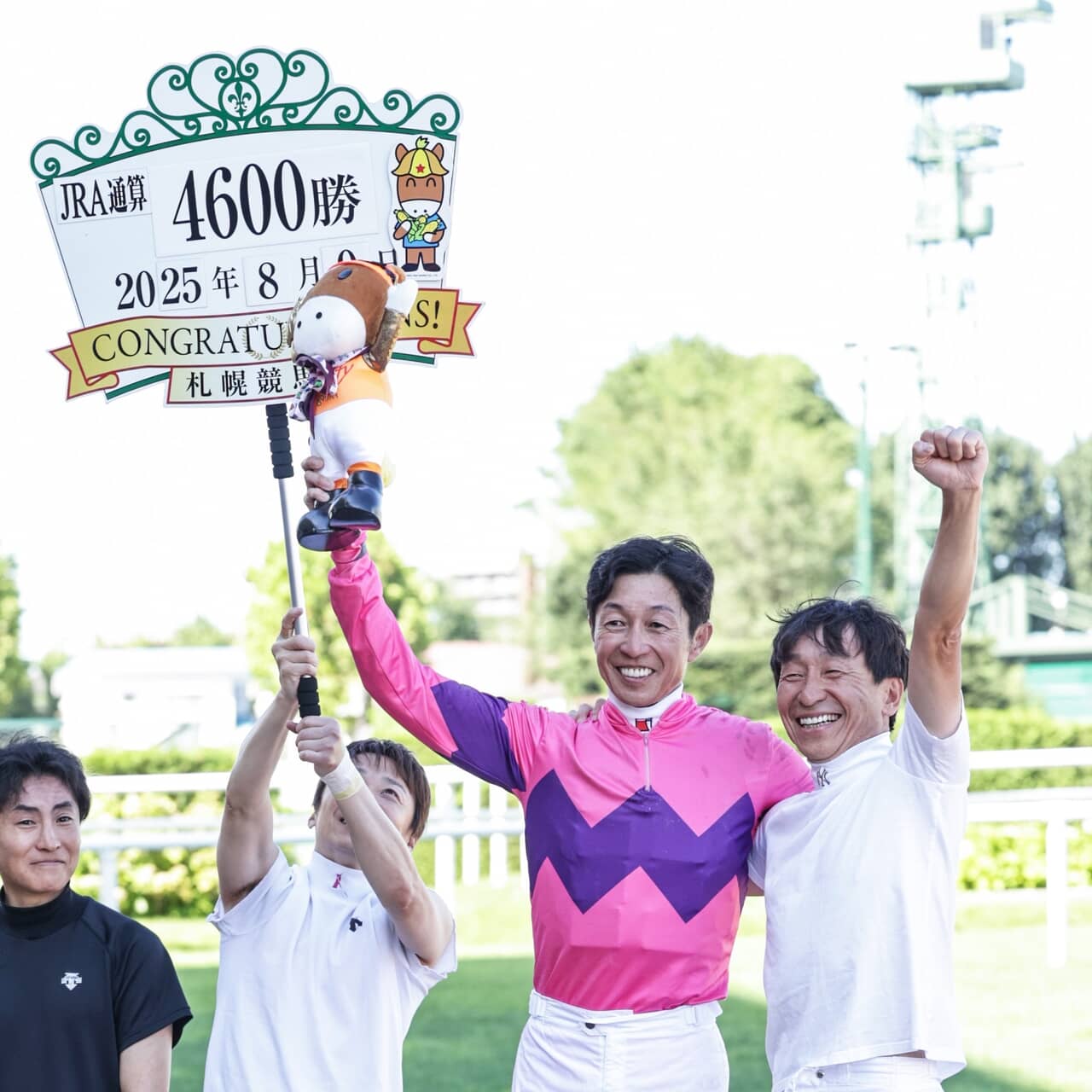 武豊がJRA通算4600勝を達成「40年近く乗っていて、気が付いたらアッという間」