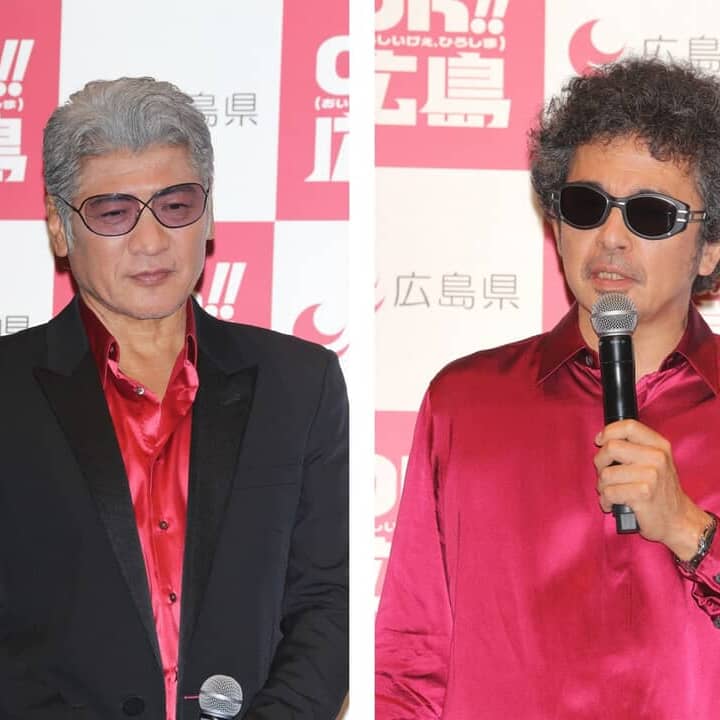 「Ooochie Koochie」奥田民生&吉川晃司、還暦とは思えぬ色気がすごい！広島県イベントに登場